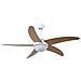 Ventilatore Da Soffitto Bastilipo Malibu 60w Pelle - Foto miniatura 6