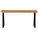 Panca Con Bordi Vivi 105 Cm In Legno Massello Di Acacia - Foto miniatura 2
