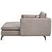 Chaise Longue Charmes Tessuto Tortora - Foto miniatura 8