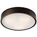 Lampada A Soffitto Eveline - Marrone - Legno, Vetro - 8x47x47 Cm - Foto miniatura 1