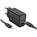Hoco N63 Caricabatterie Rete Usb-c Usb-a Pd 30w Cavo Type-c Ligthning 1m Nero - Foto miniatura 1