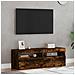Mobili Porta Tv Con Luci Led 2 Pz Rovere Fumo 60x35x40 Cm - Foto miniatura 4