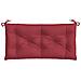 Cuscino Per Panca Rosso Vino 110x50x7 Cm In Tessuto Oxford - Foto miniatura 3