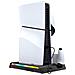 Stazione Di Ricarica Rgb Multifunzione Per Ps5 Slim Con Raffreddamento, Nero - Foto miniatura 3