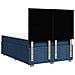 Giroletto a Molle con Materasso Blu 140x190 cm in Tessuto - Foto miniatura 8