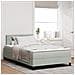 Letto con Box Spring e Materasso  Grigio Chiaro 120x200 cm Velluto - Foto miniatura 2