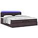 Struttura Letto Pouf con Materasso 160x200 cm in Tessuto - Foto miniatura 6