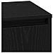 Armadio da Notte con Nero 39 x 34.5 x 50 cm Legno multistrato - Foto miniatura 9