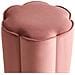 Pouf Tappen Velluto Rosa - Foto miniatura 3