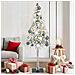 Albero di Natale con luci a strisce a LED Bianco 180 cm PE - Foto miniatura 2