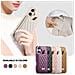 Elegante Custodia A Portafoglio Compatibile Con Iphone 17 Air Con Porta Carte, Cavalletto E Specchietto Per Trucco Beige - Foto miniatura 6