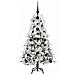 Albero di Natale Artificiale con Rami Pieghevoli Bianco 120 cm - Foto miniatura 3