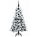 Albero di Natale Artificiale con Rami Pieghevoli Bianco 120 cm - Foto miniatura 4