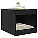 Rifugio per lettiera per gatti Rovere Nero 47 x 59 x 42 cm - Foto miniatura 3