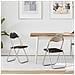 Sedia pieghevole 2 pcs Nero e Grigio 48 x 43,5 x 81 cm - Foto miniatura 2