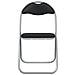 Sedia pieghevole 2 pcs Nero e Grigio 48 x 43,5 x 81 cm - Foto miniatura 5