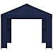 Gazebo 3 x 3 m Blu Poliestere e Acciaio 190 gsm - Foto miniatura 4