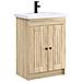 Set di mobili per il bagno Rovere Sonoma 78,5 x 37,5 x 81 cm - Foto miniatura 1