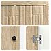 Set di mobili per il bagno Rovere Sonoma 78,5 x 37,5 x 81 cm - Foto miniatura 9