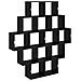 Scaffale da parete Rovere Nero 120 x 20 x 136 cm - Foto miniatura 6