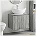 Set di mobili per il bagno Sonoma grigio Legno ingegnerizzato - Foto miniatura 10