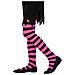 Collant A Righe Rosa E Nere Per Bambina 11 A 14 Anni - Foto miniatura 1