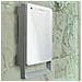 Touch Termoventilatore da Parete per Bagno Potenza 1800 Watt Colore Bianco e Grigio - Foto miniatura 2