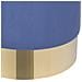 Pouf In Velluto Blu Sophia - Foto miniatura 10