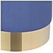 Pouf In Velluto Blu Sophia - Foto miniatura 23