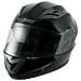 Casco Integrale Moto Scooter Visierino Parasole Touring Nero M - Foto miniatura 3