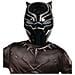 Mezza Maschera Black Panther Bambino - Foto miniatura 1