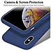 Custodia Compatibile Con Apple Iphone X / Xs In Liquid Blu - Coperchio Protettivo In Silicone Tpu Flessibile - Foto miniatura 2