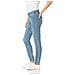 Donne Stretch Pull-on Jegging Wash Light-4 Uk Lunga - Foto miniatura 3