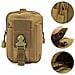 Multi-purpose Holder Poly Tool Borsa Tattico Molle Edc Tasca Utility Gadget Cintura In Vita Con Telefono Cellulare Fondina Per Lo Sport Escursione Del Campeggio - Khaki - Foto miniatura 2