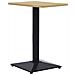 Gamba Per Tavolino Da Bar Nero 41x41x72 Cm In Ghisa - Foto miniatura 2