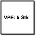 S 145/4 Fsg / 5 Wood Straight Cut Lama Seghetto - 5 Pezzi (204335)  - Foto miniatura 1