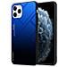 Custodia Compatibile Con Apple Iphone 11 Pro Max In Blu - Nero - Coperchio Protettivo Bicolore In Vetro Temperato E Silicone Tpu - Foto miniatura 1