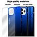 Custodia Compatibile Con Apple Iphone 11 Pro Max In Blu - Nero - Coperchio Protettivo Bicolore In Vetro Temperato E Silicone Tpu - Foto miniatura 7