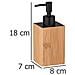 Dispenser Di Sapone Liquido In Bambù Padua, 210 Ml - Foto miniatura 6