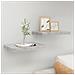 Scaffali A Parete 2 Pz Grigio Cemento 50x23x3,8 Cm In Mdf - Foto miniatura 1