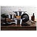 Moonlight Set Di Pentole Induzione 10-piece Alluminio Antiaderente 3 Casseruoli 2 Padelle Grigio - Foto miniatura 6
