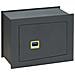 Ideal 10 281340 Cassaforte A Muro Con Serratura A Chiave, Cassaforte Da Incaso A Parete Per Abitazioni, Alto Livello Di Sicurezza Facile Da Usare, 28 X 38 X 20 Cm, 13 L - Foto miniatura 1