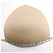 Le Imbottiture Del Reggiseno Inseriscono La Forma Triangolare Beige - Foto miniatura 3