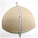 Le Imbottiture Del Reggiseno Inseriscono La Forma Triangolare Beige - Foto miniatura 8