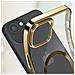 Cover Magsafe Per Iphone 15 Plus Silicone Bordo Cromato Oro - Foto miniatura 5