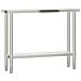 Tavolo Da Lavoro Da Cucina 110x30x85 Cm In Acciaio Inossidabile - Foto miniatura 2