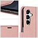 Custodia Per Samsung A15 5g Portafoglio Funzione Supporto E Cordino, Rosa Champagne - Foto miniatura 4