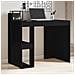 Scrivania Ufficio Nera 103,5x56,5x94 Cm In Legno Multistrato - Foto miniatura 1