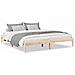 Letto Extra Lungo Senza Materasso 180x220 Cm In Legno Di Pino - Foto miniatura 2