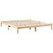 Letto Extra Lungo Senza Materasso 180x220 Cm In Legno Di Pino - Foto miniatura 3